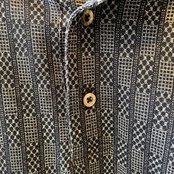 PING Golf Knit Polo Shirt Mens L Windowpane Check 100% Mercerized Combed Cotton - Picture 5 of 10